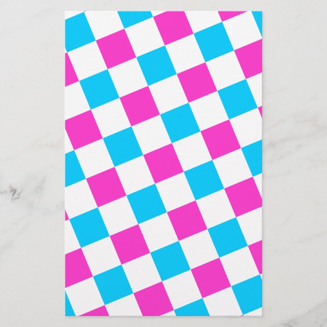 Pink und Aqua-Karton (Vorderseite)