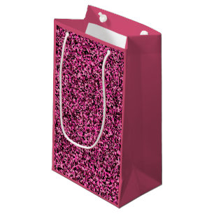 Pink und Black Mini Camouflage Kleine Geschenktüte