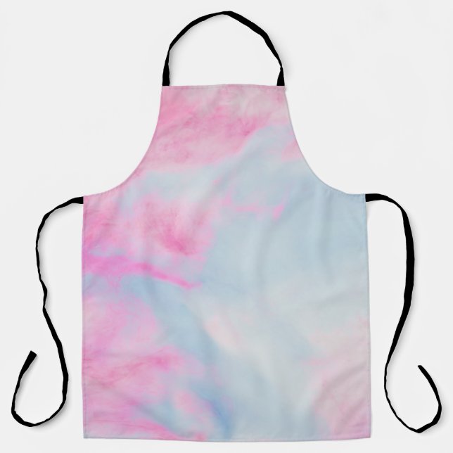 PINK UND BLAUER HINTERGRUND SCHÜRZE (Vorderseite)