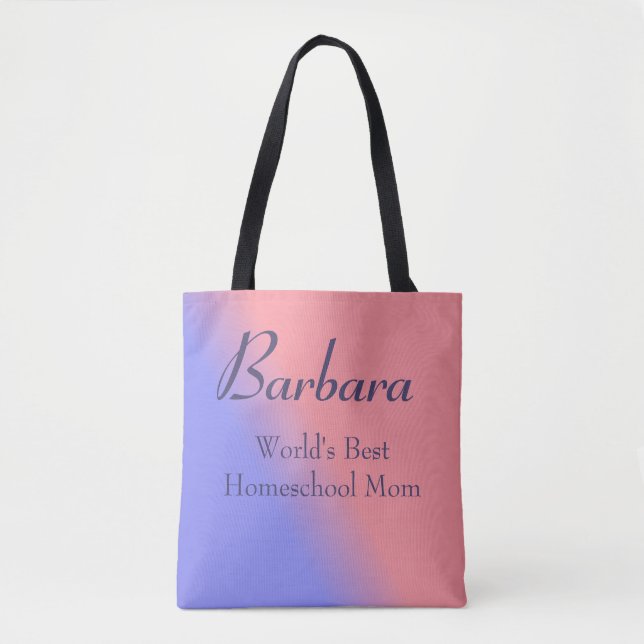 Pink und Blue World sind die beste Mama für Homesc Tasche (Vorderseite)
