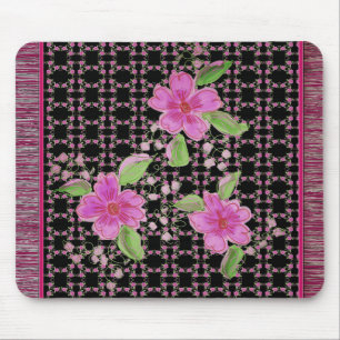 Pink und Burgund Magic Teppich Designer Mousepad