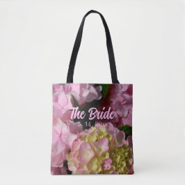 Pink und Cream Hydrangeas die Braut Tasche