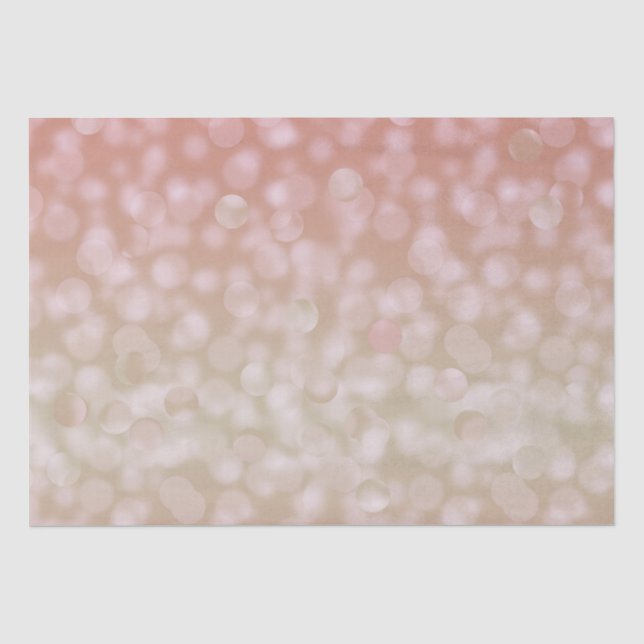 Pink und cremefarbenes Tissue Paper Seidenpapier (Vorderseite)