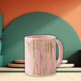 Pink und Gold Deco Träume Tasse