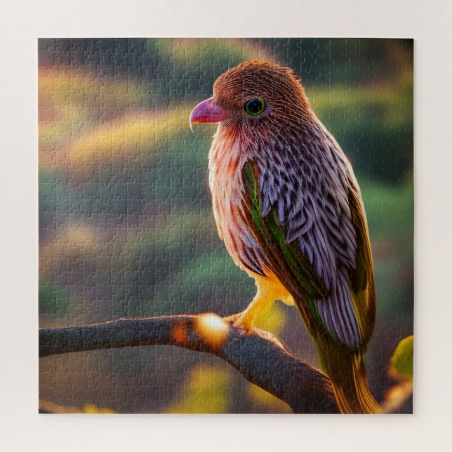Pink und Gold Finch-a-Keet Jigsaw Puzzle (Vertikal)