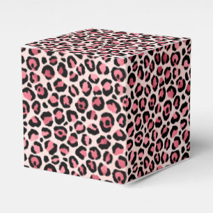 Pink und Gold Leopard Serie Design 3 Geschenkschachtel