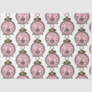 Pink und Gold Steampunk Serie Design 34 Seidenpapier
