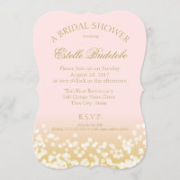 Pink und Gold Twinkle Brautparty