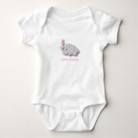 Pink und Gray Baby Elephant - Little Peanut
