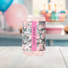Pink und Gray Camouflage Ihr Name personalisieren