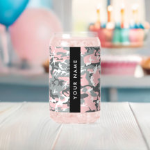 Pink und Gray Camouflage Ihr Name personalisieren