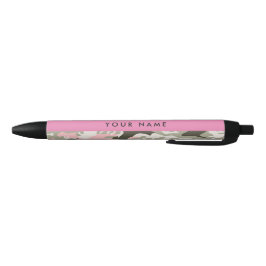 Pink und Green Camouflage Ihr Name Persönlich gest Kugelschreiber