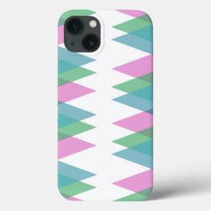 Pink und grün Dreiecke Case-Mate iPhone Gehäuse Hülle