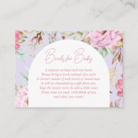 Pink und Lavendel Floral Baby Buchanfrage