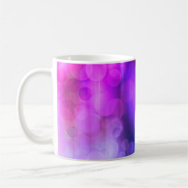 Pink und Lila Abstrakte Kreise Muster Kaffeemaschi Kaffeetasse