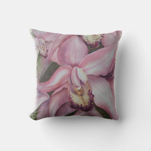 PINK UND LILA EXOTISCHE ORCHIDPILLOS KISSEN