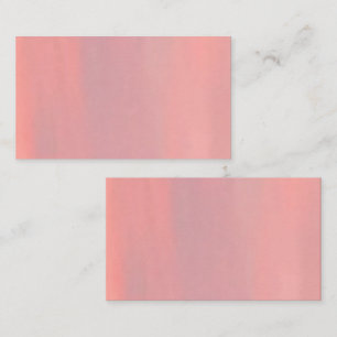 Pink und Lila Himmel individuell einstellbar Visitenkarte