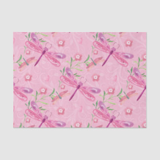 PINK UND LILA WASSERFARBSPRACHEN SEIDENPAPIER