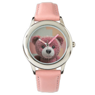 PINK UND NIEDLICHE TEDDY WATCH FOR MIRNS ARMBANDUHR