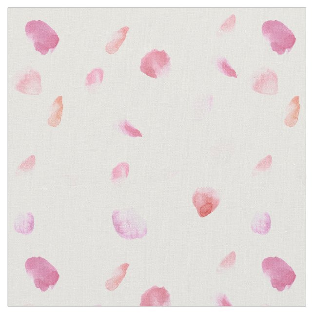 Pink und Peach Rose Petals Stoff (Nahaufnahme)