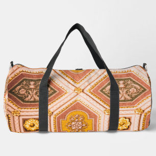 Pink und Peach Ungarische Architektur Duffle Bag