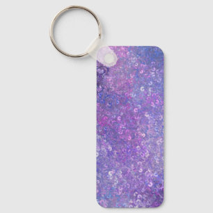 Pink und Purple Strass Glamour Schlüsselanhänger