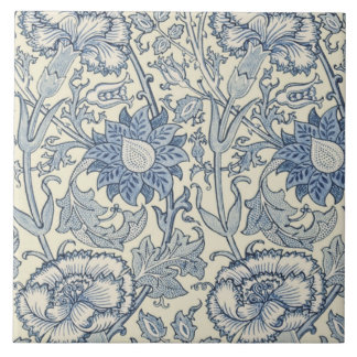 Pink und Rose von William Morris 1890 Fliese