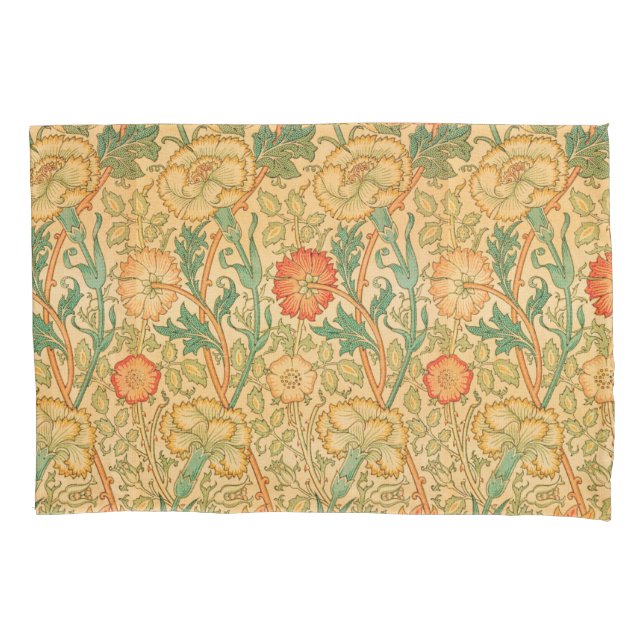 Pink und Rose von William Morris Pillow Case Kissenbezug (Vorderseite)