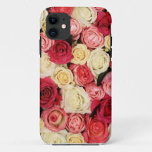 Pink und Rote Rose iPhone Case