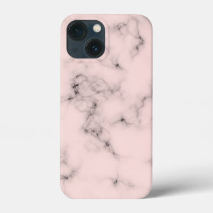 Pink und schwarz Marmor Look iPhone Case