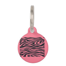 Pink und schwarz Zebra-Tierdruck individuell einst