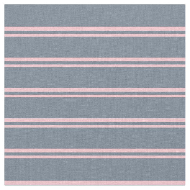 Pink und Slate Gray Muster Stoff (Nahaufnahme)