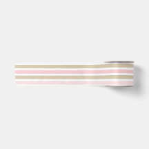 PINK UND TAN MIT WEISSEN STREIFEN