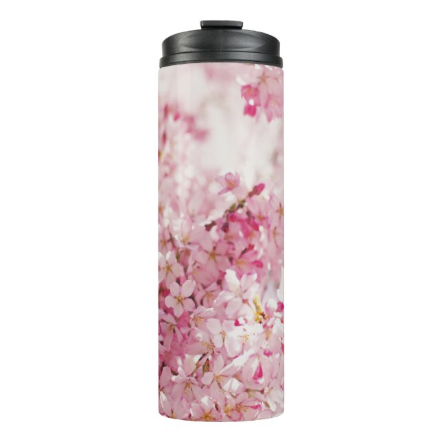 PINK UND WEISSE CHERRBLOSSOM THERMOSBECHER (Vorderseite)