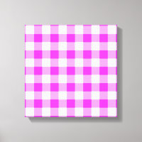 Pink und White Gingham Muster