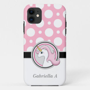 Pink Unicorn Polka Dot iPhone 5 Fall title_seo2