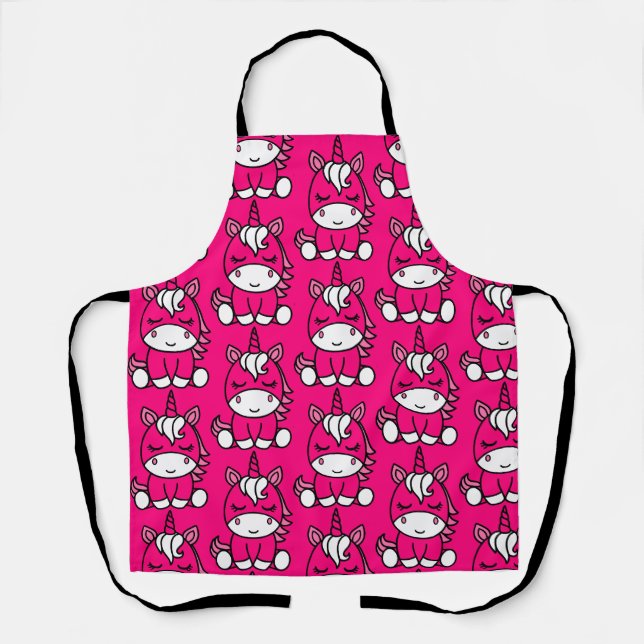 Pink Unicorn Pony Schürze (Vorderseite)