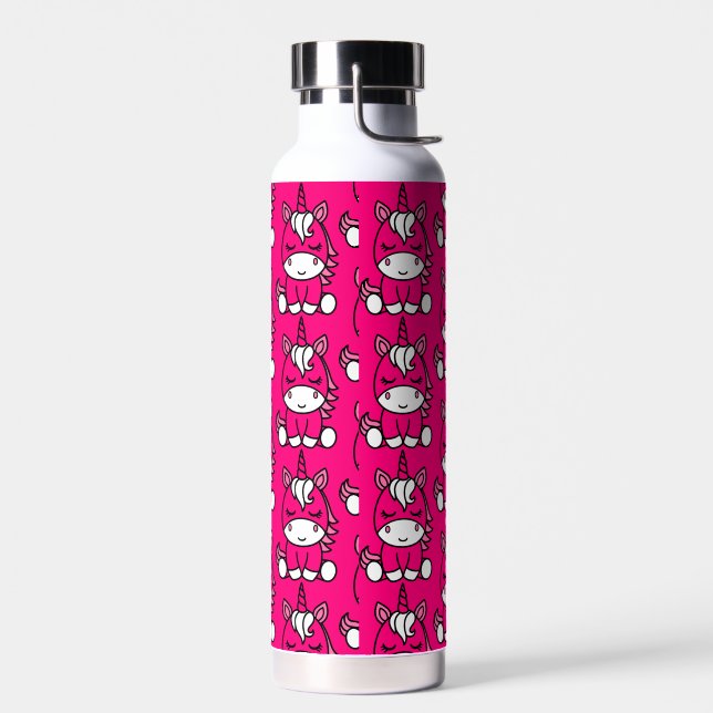 Pink Unicorn Pony Trinkflasche (Links)