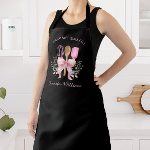 Pink Utensitis Cooking Konditorei Koch Schürze