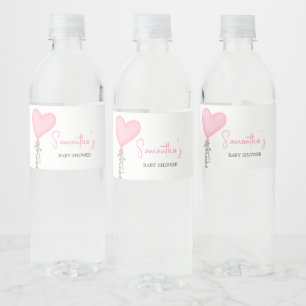 Pink Valentine Balloon Babydusche