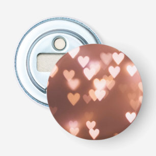 PINK VALENTINE"S DAY HEARTS FLASCHENÖFFNER