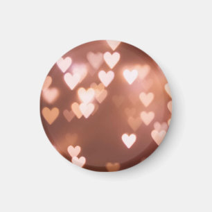 PINK VALENTINE"S DAY HEARTS MAGNET