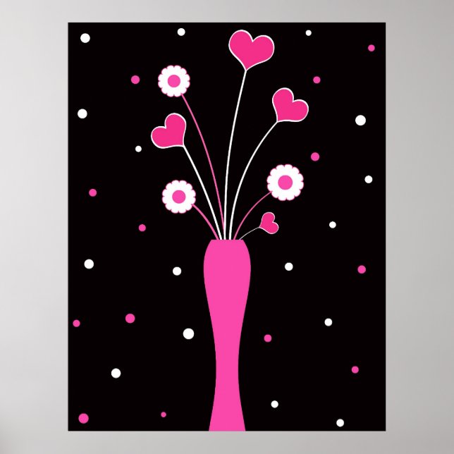 Pink Vase - Poster (Vorne)