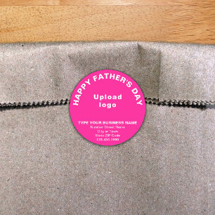 Pink Vatertag-Rundaufkleber Runder Aufkleber