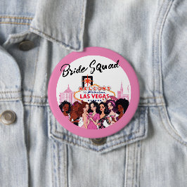 Pink Vegas Junggeselinnen-Abschied Button