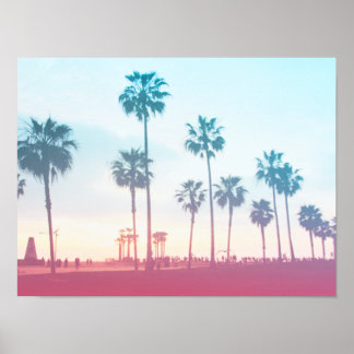 Pink Venice Beach Poster