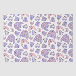 Pink Vibes 90s Mode Seidenpapier