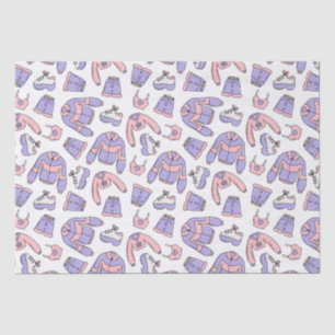 Pink Vibes 90s Mode Seidenpapier