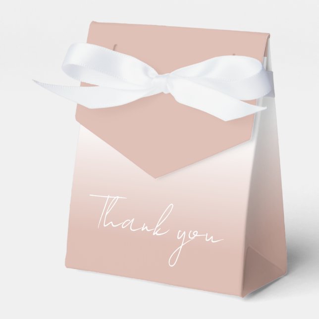 Pink Vielen Dank für Ihre Unterstützung Box Geschenkschachtel (Vorderseite)