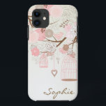 Pink Vintag Floral Birdcages Custom iPhone 5 Fall iPhone 11 Hülle<br><div class="desc">Rosa Vintage Blumenkäfige Personalisiert iPhone 5 Fall Eine schöne Abbildung von Blume,  Vögel,  Vogelkäfige und Natur. Dieser Fall ist anpassbar.</div>